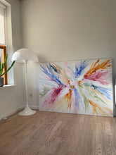 Indlæs billede til gallerivisning ‘Livskraft’ 100*140 - incl hvid ramme