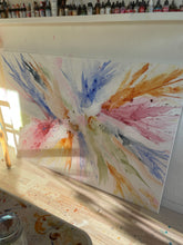 Indlæs billede til gallerivisning ‘Livskraft’ 100*140 - incl hvid ramme