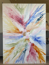 Indlæs billede til gallerivisning ‘Livskraft’ 100*140 - incl hvid ramme