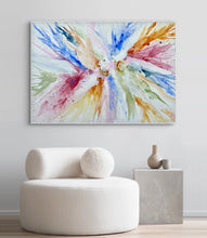 Indlæs billede til gallerivisning ‘Livskraft’ 100*140 - incl hvid ramme