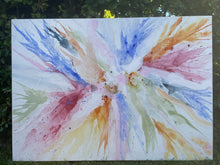 Indlæs billede til gallerivisning ‘Livskraft’ 100*140 - incl hvid ramme