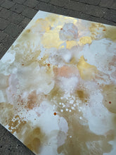 Indlæs billede til gallerivisning ‘Gyldne Skyer’ 100*100 cm