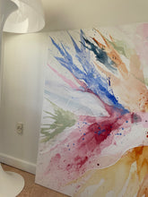 Indlæs billede til gallerivisning ‘Livskraft’ 100*140 - incl hvid ramme