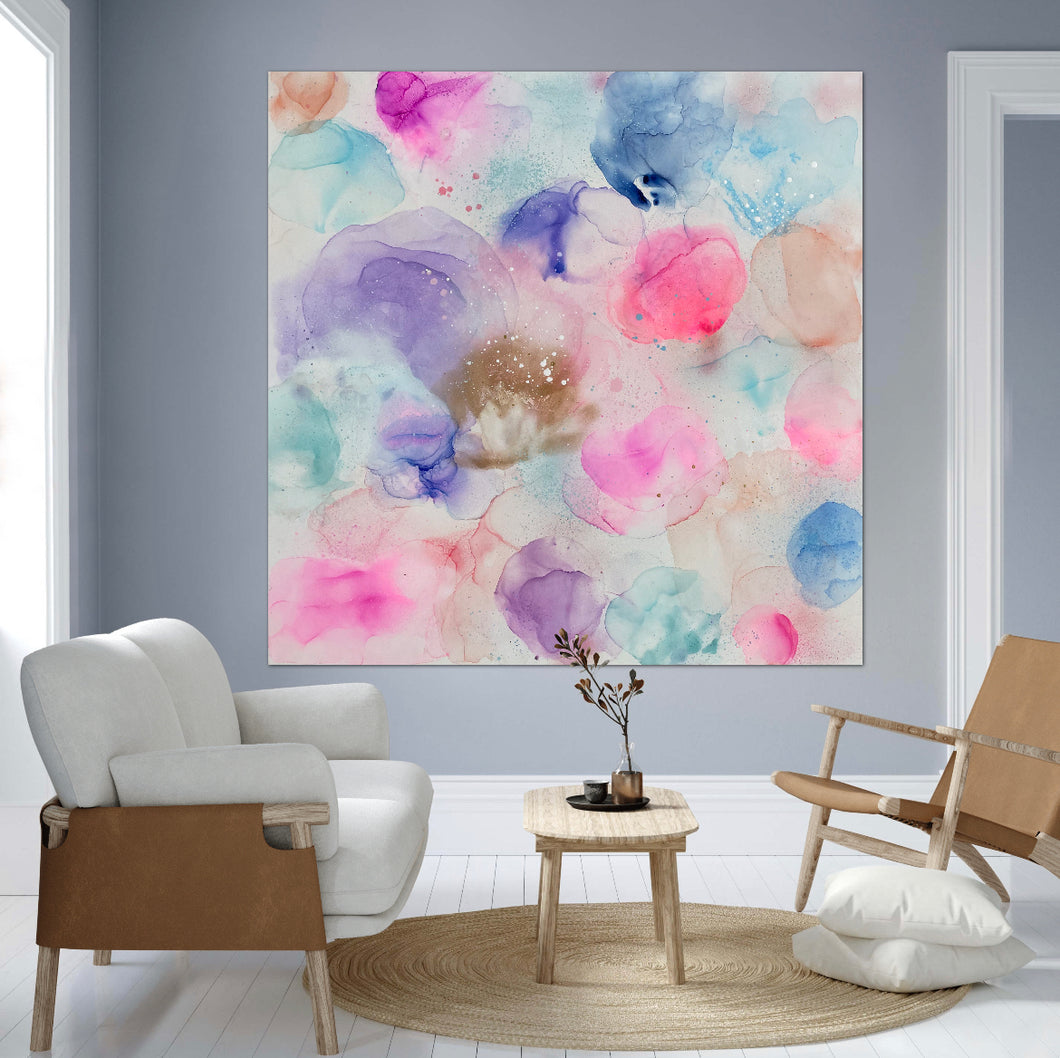 ‘Cherry Sky' 100*100 cm