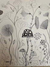 Indlæs billede til gallerivisning ‘Blomstereng’ 80*80 cm
