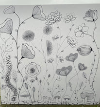 Indlæs billede til gallerivisning ‘Blomstereng’ II 80*80 cm
