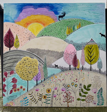 Indlæs billede til gallerivisning ‘Naturens storhed’ 80*80 cm
